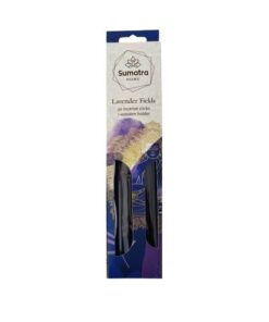 30 Incense Sticks with Wooden Holder - Lavender Fields