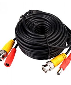 30M Power & Video CCTV Camera Cable - Black