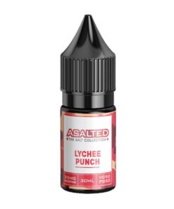 30ml GBOM Asalted Collection Salt Nic E-liquid 25mg - Lychee Punch