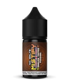 30ml GBOM Mistify-English Toffee Pudding Salts Vape Juice - 35mg