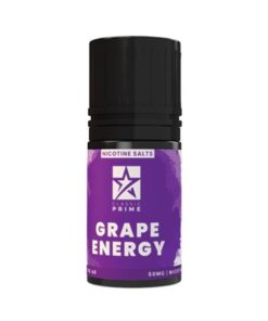 30ml Prime Classic Nicotine Salts Vape Juice - Grape Energy - 50mg