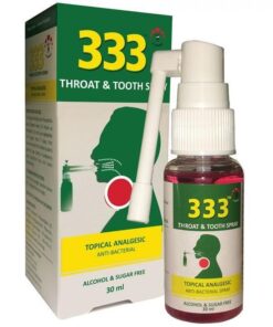 333 Throat and Tooth Spray Mint - 30ml