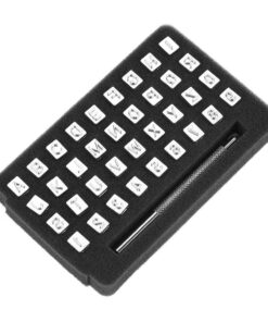 36 Piecee Steel Punch Alphabet Letter Number Stamper Set