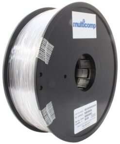 3D Printer Filament, PETG, 1.75 mm, Natural, 250 Â°C Melting Temp