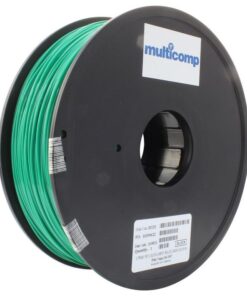 3D Printer Filament, PETG, 1.75 mm, Solid Green, 250 Â°C Melting Temp