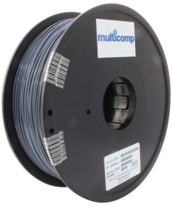 3D Printer Filament, PETG, 1.75 mm, Solid Grey, 250 Â°C Melting Temp