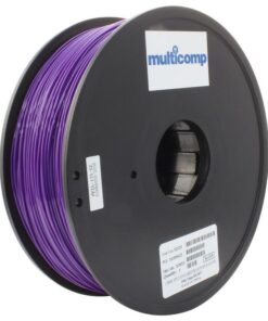 3D Printer Filament, PETG, 1.75 mm, Solid Purple, 250 Â°C Melting Temp