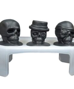 3D Silicone Skull Ice Cube Maker