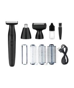 3in1 Rechargeable Beard Eyebrow Nose Ear Hair Trimmer For Men