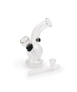 3inch Clear Glass Pipe & Mini Bong combo