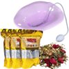 3x Yoni Steaming Herbs Each Pack Contains 5 Courses + Sitz Bath Toilet Seat