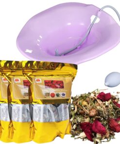 3x Yoni Steaming Herbs Each Pack Contains 5 Courses + Sitz Bath Toilet Seat