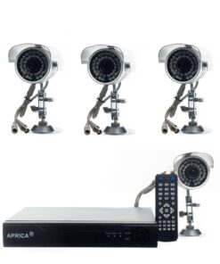 4 Channel CCTV Security Camera System DVR Kit with Internet 3G Phone Viewing & HDMI
