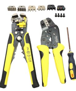 4-in-1 Wire Crimper Ratcheting Terminal Pliers Tool Set