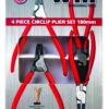 4 Pc Circlip Plier Set 180Mm