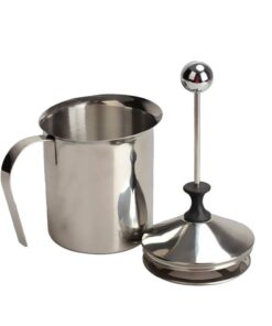 400ML Manual Stirrer Stainless Steel Double Mesh Milk Frother