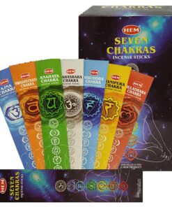 420 Sticks Bulk Buy HEM 7 Chakra Incense-12 Packs x 7 Types x 5 Sticks Each