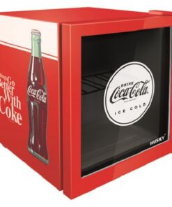 46L Coca-Cola Counter-Top Glass Door Beverage Cooler - Red