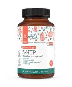 5-HTP 100mg with Vitamin B6 15mg Supplement Vegan 60 Vegi Capsules