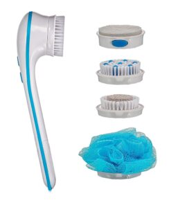 5 in 1 Bath Sponge With Long Handle Massager Electric Shower Brush