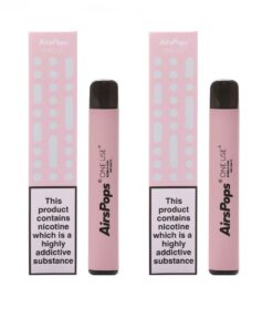 5% Nic Salts AirsPops Airscream Disposable One Use Bubblegum 2 pack