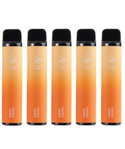 5 Pack - Elf Bar 2500 Puffs Disposable Vape - Grape Energy - 50mg