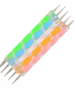 5 Piece 2-Way Nail Dotting Art Tool