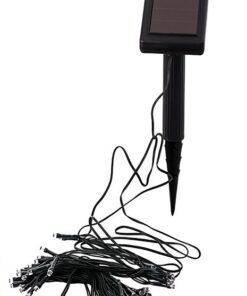 5 Piece Solar Garden Light String - 50 Lights Per String (White)