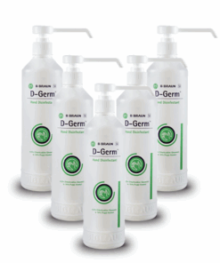 5 x 500ML D-Germ Hand Disinfectant Sanitizer | with Pump