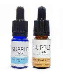 50% Glycolic Acid Chemical Peel & Vit C & Hyaluronic Acid Serum Supple skin