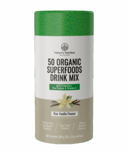 50 Organic Superfoods Drink Mix Raw Vanilla