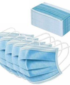 500 x 3-ply Disposable Civilian Face Mask with Ear Loops - Mouth and Nose Cover