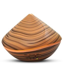 500ml Woodgrain Pyramid Inspired Ultrasonic Essential Oil Aroma Diffuser