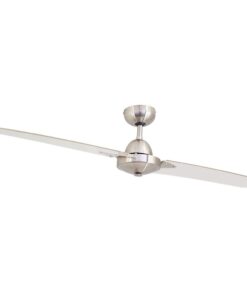 52' BMT Spinner Industrial Motor Chrome 2 Blades Clear Acrylic