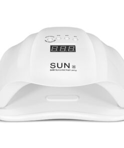 54W LED Nail Dryer Lamp with LCD Timer - White