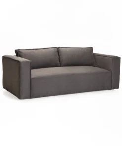 KYLO FABRIC 3 SEATER COUCH - Dark Grey