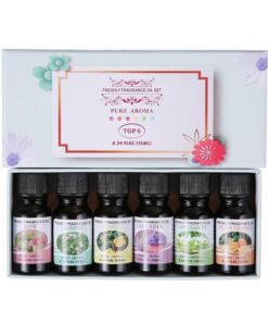 6 Bottles Set 10ml Essential Oil Pure Aroma Fragrance Oil Air Humidifier