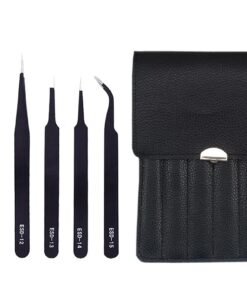 6 in 1 Stainless Steel Anti-static Precision Tweezers Set