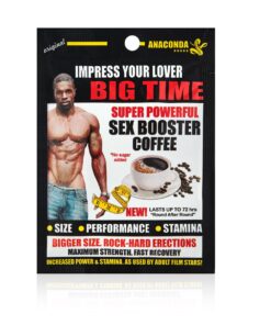 6 Sachets Pack Powerful Coffee for Men