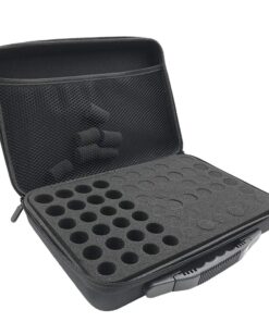 60 Essential Oils Carrying Case for 5/ 10/ 15ml Bottles - Black
