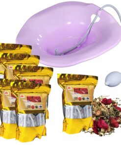 6x Yoni Steaming Herbs -Each Pack Contains 5 Courses+ Sitz Bath Toilet Seat