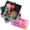 7 Chakras Crystal Stone Gift Set & Orgone Necklace.Healing/Reiki/Meditation