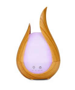 7 Soothing Color Essential Oil Aroma Diffuser Humidifier - Light Wood Grain