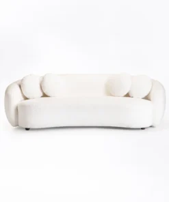 HALO FABRIC 3.5 SEATER COUCH - Cream