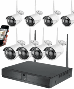 8 Camera 8 Channel HD Wireless 5G CCTV Security Surveillance Kit