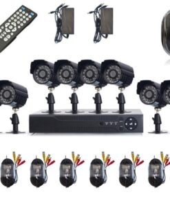 8 Channel CCTV Security Camera System DVR Kit w/ Internet 3G Phone Viewing and HDMI (8ch)
