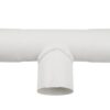 90 Degree Pvc Round Downpipe Gutter Junction - 80mm