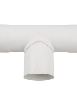 90 Degree Pvc Round Downpipe Gutter Junction - 80mm