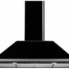 Smeg 110cm Chimney Hood Black KT110BLE