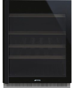 Smeg Dolce Stil Novo 82-87cm Built-in Wine Cooler (Black) – CVI638RN3